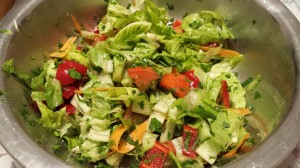 healthy garden salad