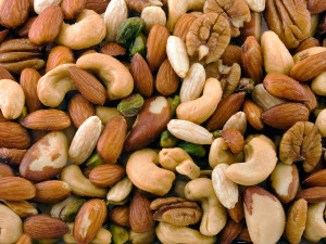 Nuts handful healthy